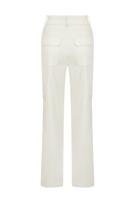 Beyaz Uzun Pantolon